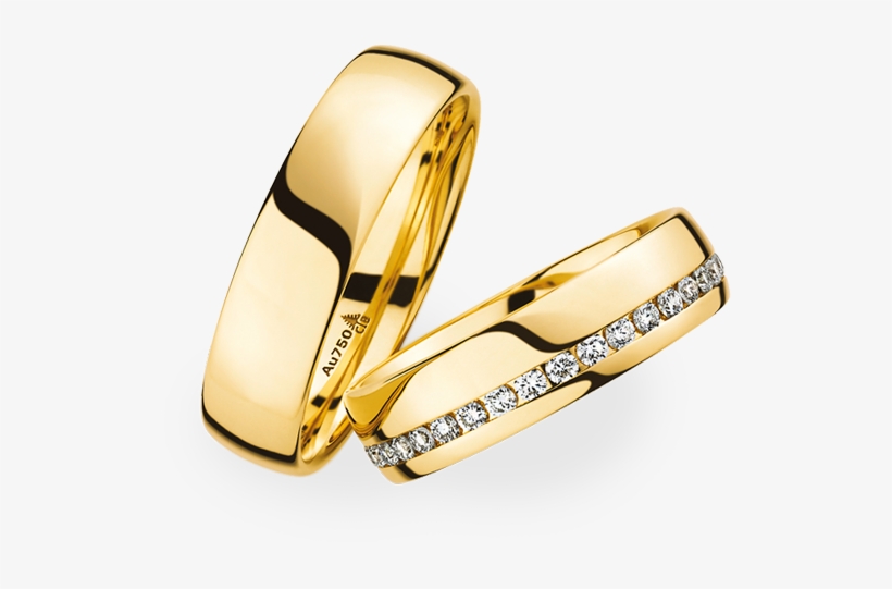 Png Wedding Ring - Trouwringen Goud 18 Karaat, transparent png #101264