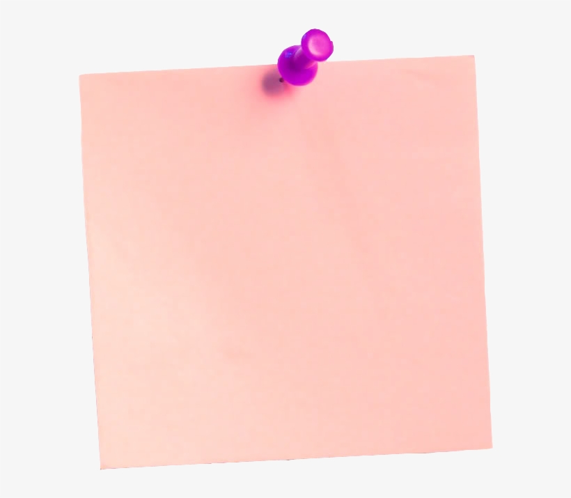 Pink Post It Png Clipart Library Download - Post It Tumblr Png, transparent png #101413