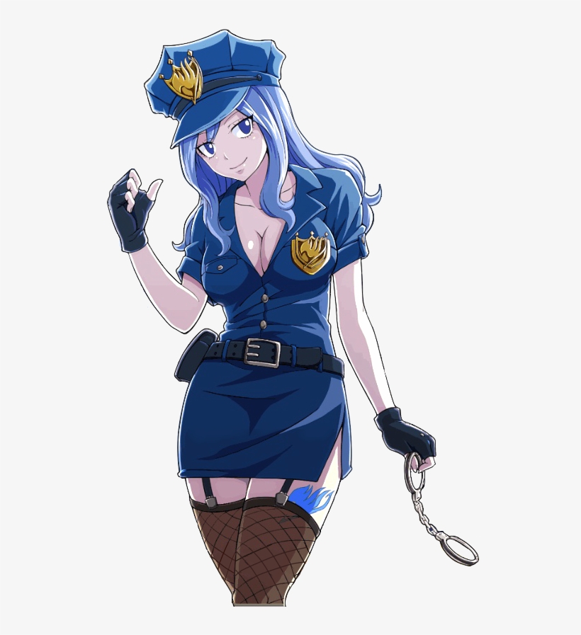 Anime female police officer