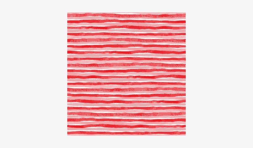 Red And Pink Watercolor Stripes - Coquelicot, transparent png #101631