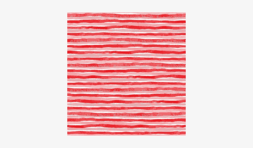 Red And Pink Watercolor Stripes - Coquelicot, transparent png #101631