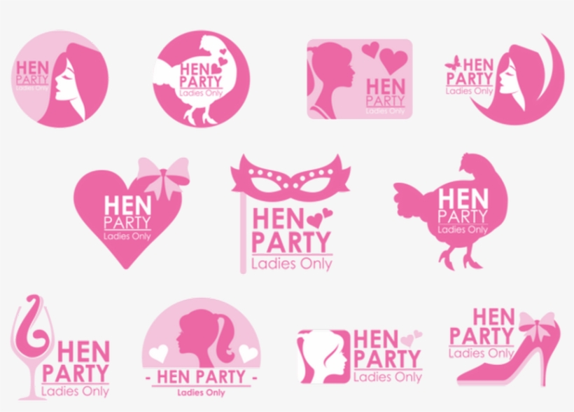 Pink Woman Cosmetics Vector - Hen Party Templates, transparent png #101793