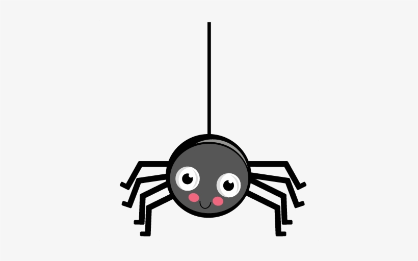 Hanging Spider Png Image - Spider Clipart Cute, transparent png #102070