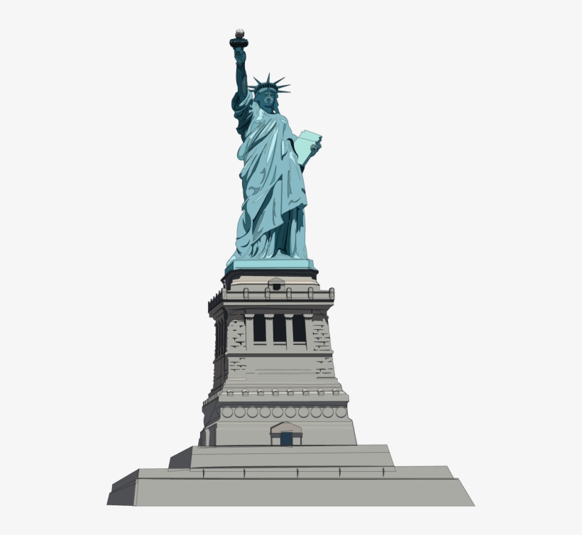 Download - Statue Of Liberty, transparent png #102096