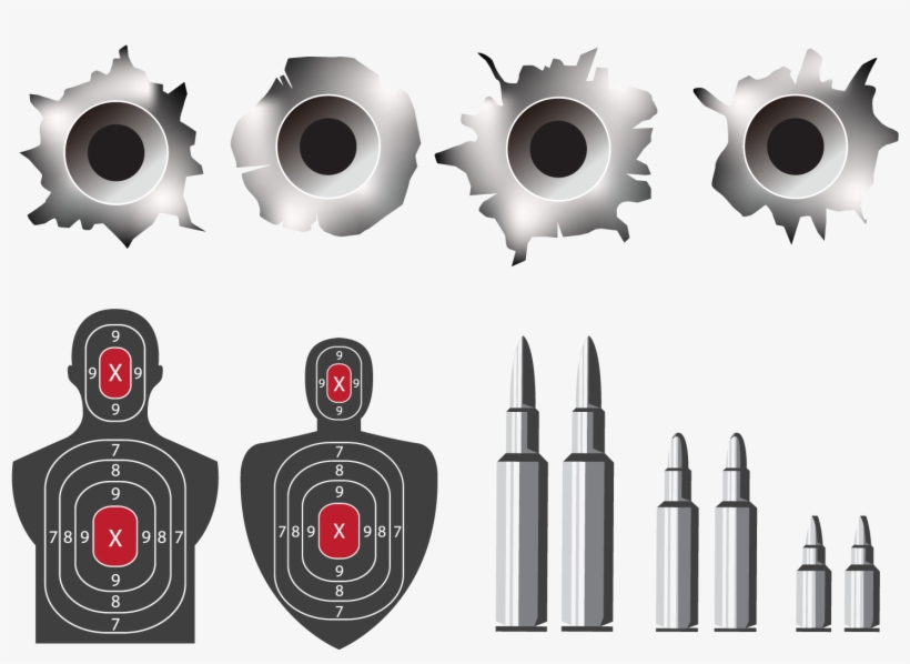 Bullet Holes Png Photo - Vector Graphics, transparent png #102119