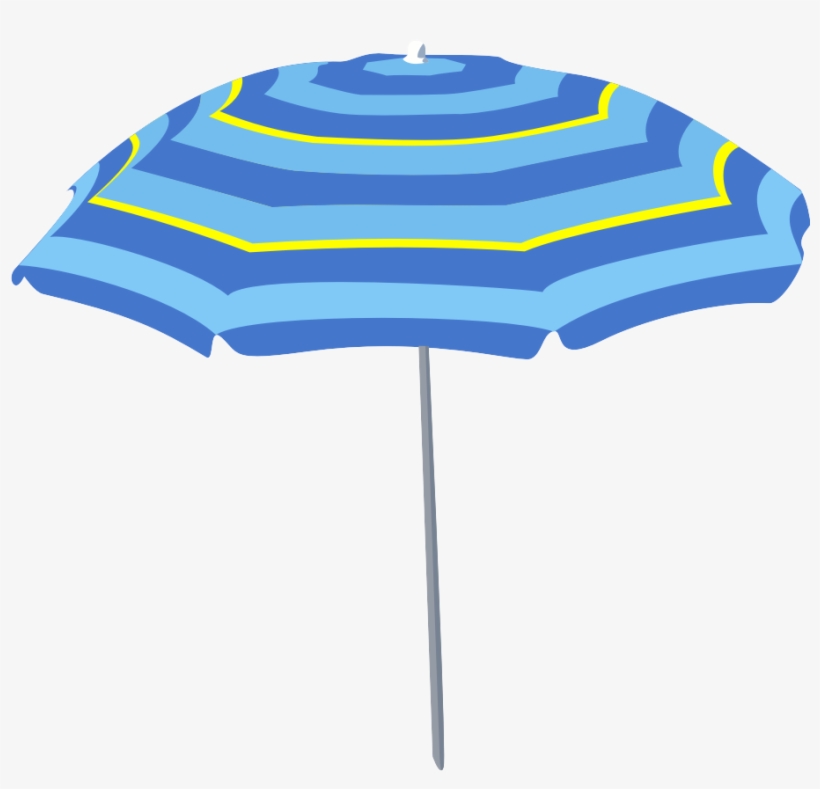 Colorful Umbrella Png Clipart Image, Holiday Umbrella - Cartoon Beach Umbrella Png, transparent png #102324