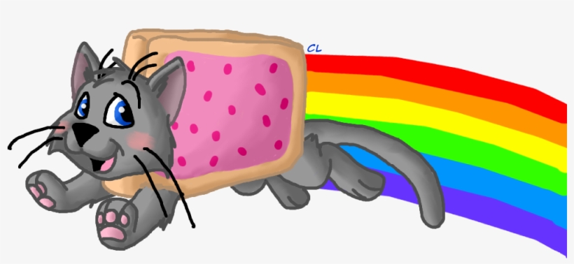 Nyan Cat Again - Nyan Cat Cartoon Png, transparent png #102484