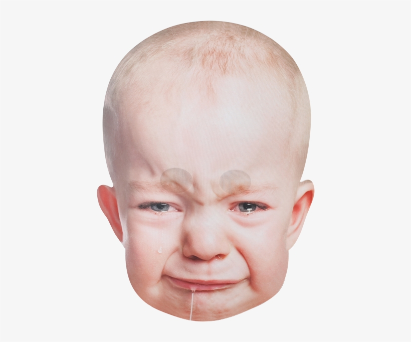 Crying Baby Png Picture Library - Crying Baby Face Png, transparent png #102508