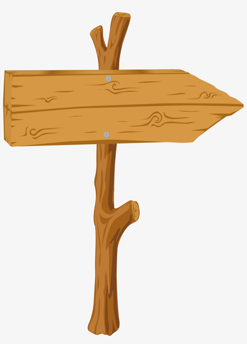 Wooden Sign Transparent Png Clip Art Image - Clipart Png, transparent png #102578