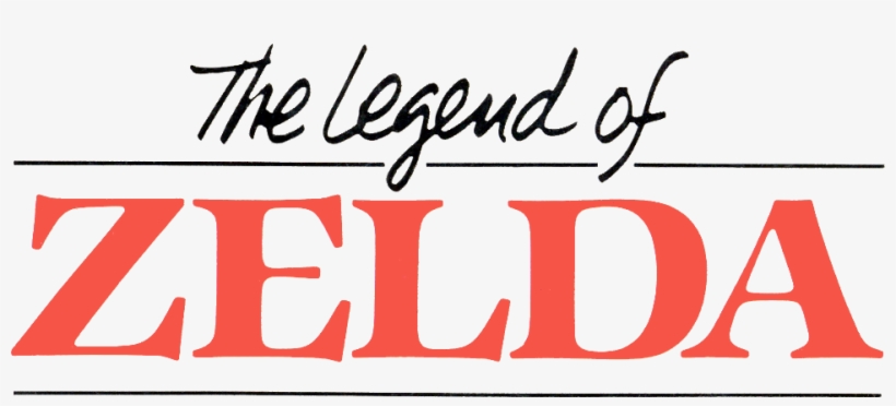 File - Zelda - Legend Of Zelda Original Logo, transparent png #102603