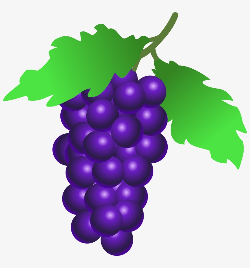 Grapes Clip Art Png - Grapes Clipart, transparent png #102745
