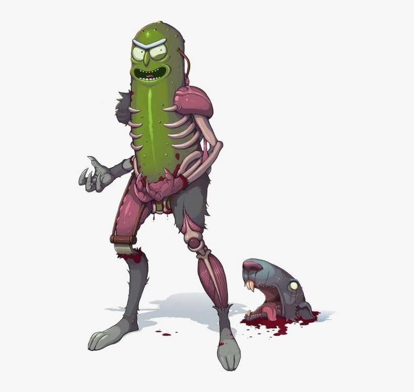 Pickle Rick Art Credit - Rick And Morty D&d, transparent png #103137