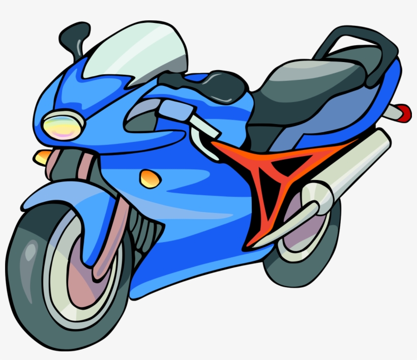 File - Clipart Motorcycle - Svg - Motorcycle Clipart, transparent png #103182