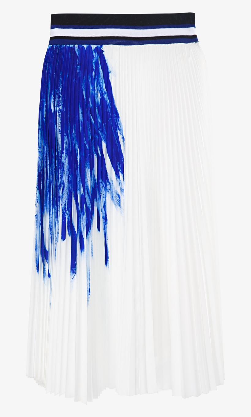 Hand Painted Pleated Galaxy Skirt - Skirt, transparent png #103380