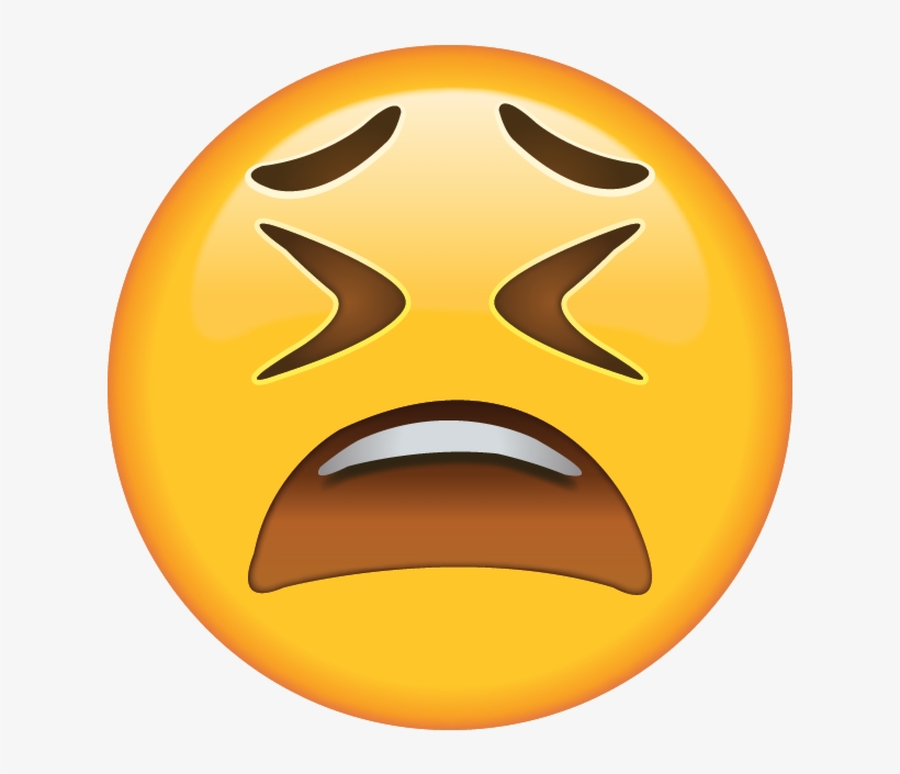 Download Tired Face Emoji Exasperated Emoji Free Transparent PNG