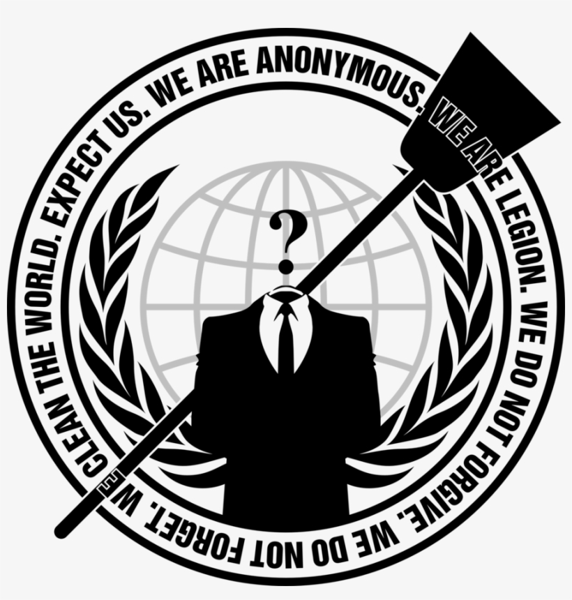 Jpg Stock Cleaning Service By Anondesign On Deviantart - Anonymous Sticker, transparent png #103579
