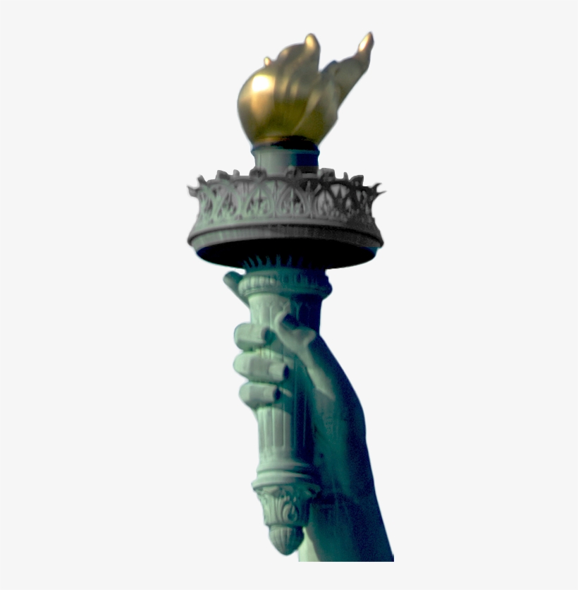 Torch Of The Statue Of Liberty - Statue Of Liberty Torch Png, transparent png #103733