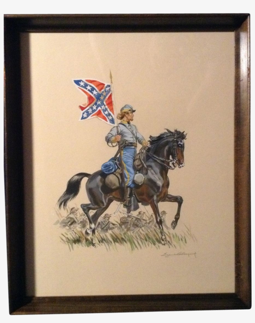 Original Eugene Leliepvre Watercolor And Gouache Enhanced - American Civil War, transparent png #103779