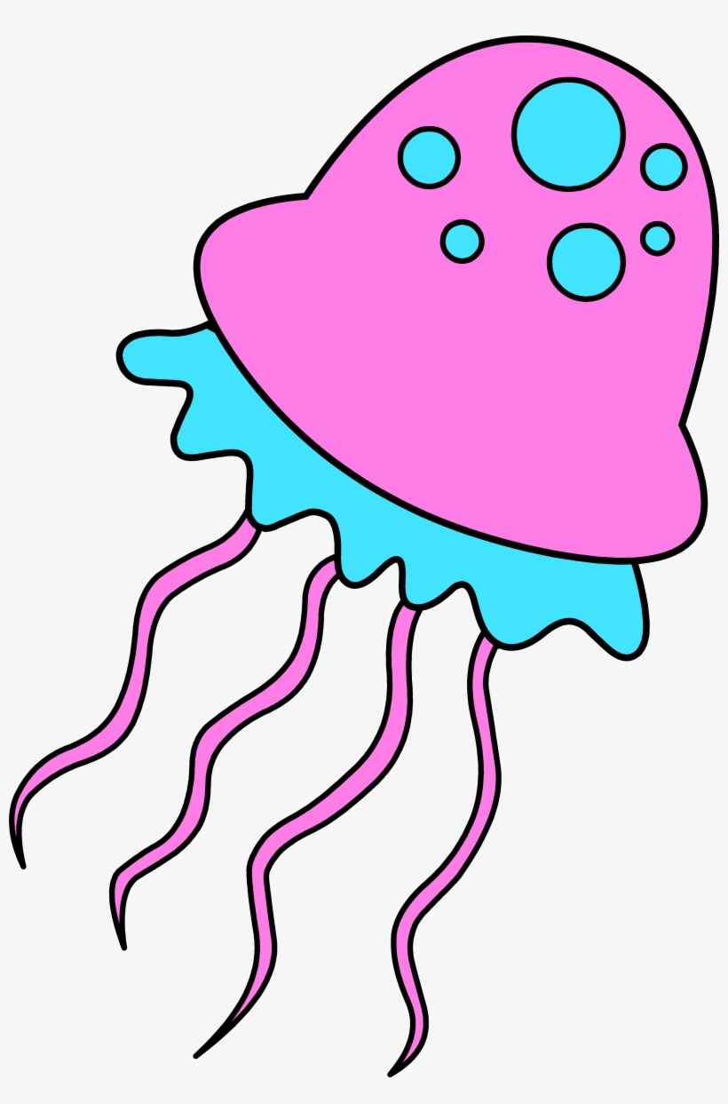 Jellyfish - Clipart Of Jelly Fish, transparent png #104061