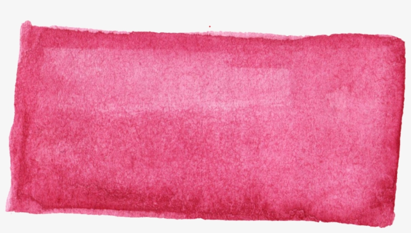 Pink Rectangle Png - Pink Rectangle Watercolor Png, transparent png #104097