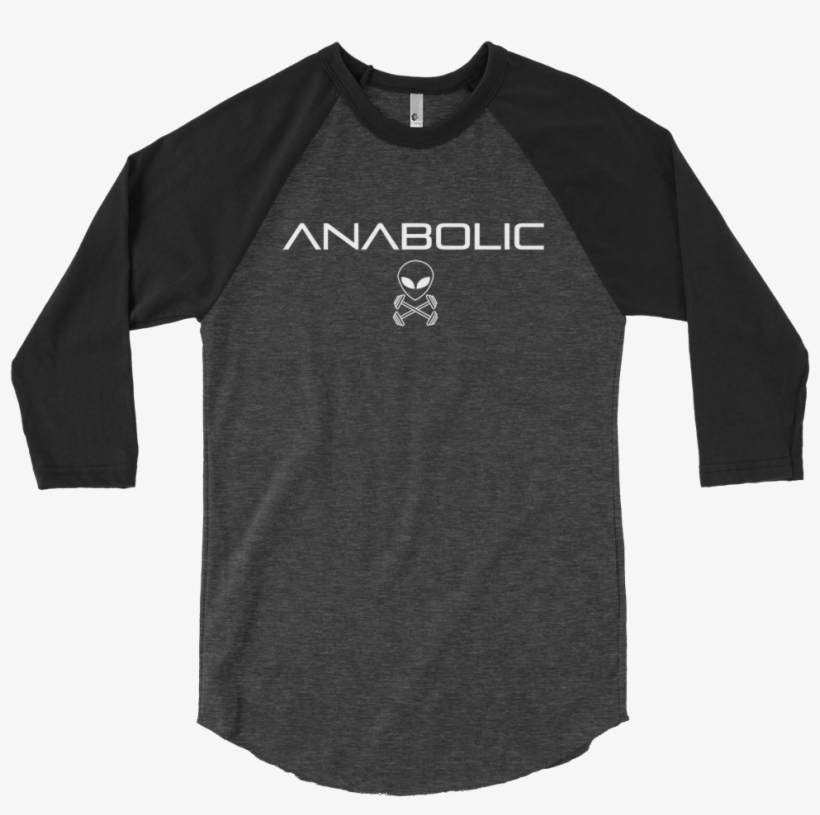 Anabolic Alien White Mockup Heather Blackblack, transparent png #104333