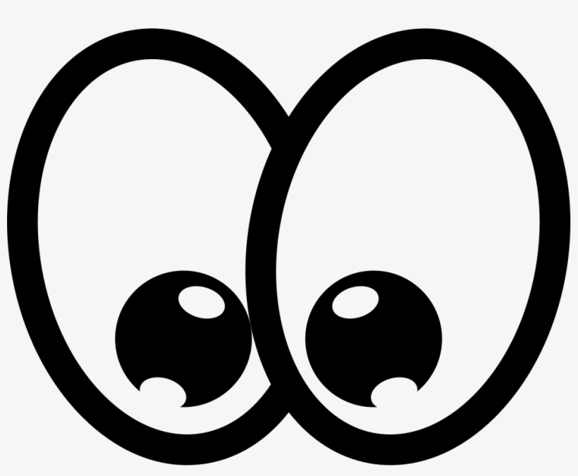 Clip Art Black And White Download Cartoon Happy Svg - Cartoon Eyes Png, transparent png #104366