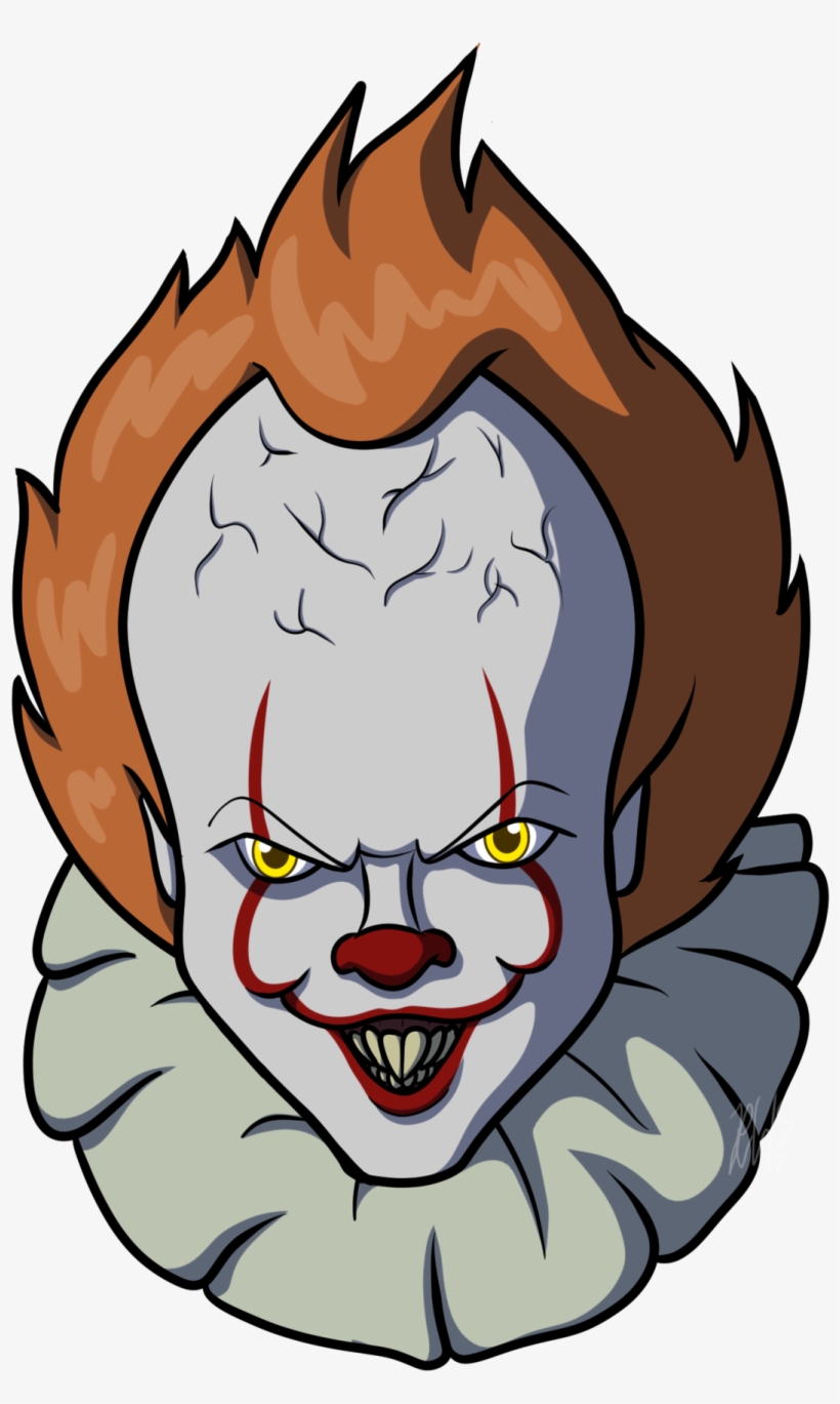 Pennywise - Pennywise Face Transparent, transparent png #104405