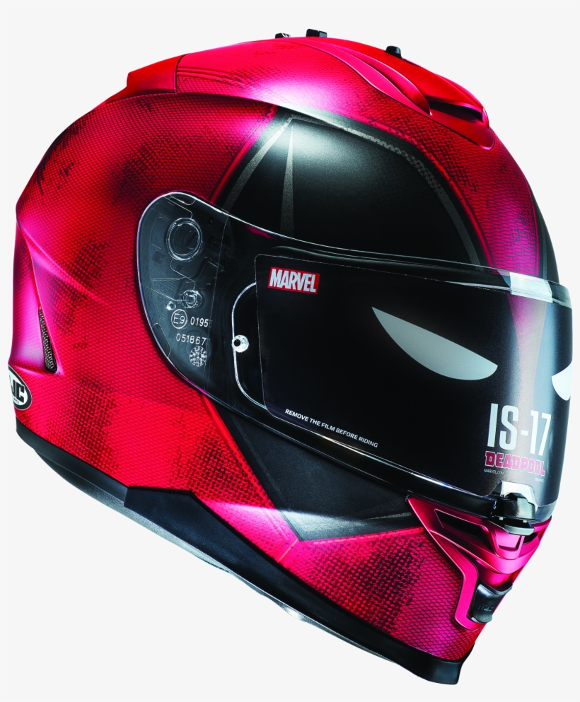 Hjc Is-17 Deadpool Limited Edition Motorcycle Helmet, transparent png #104455