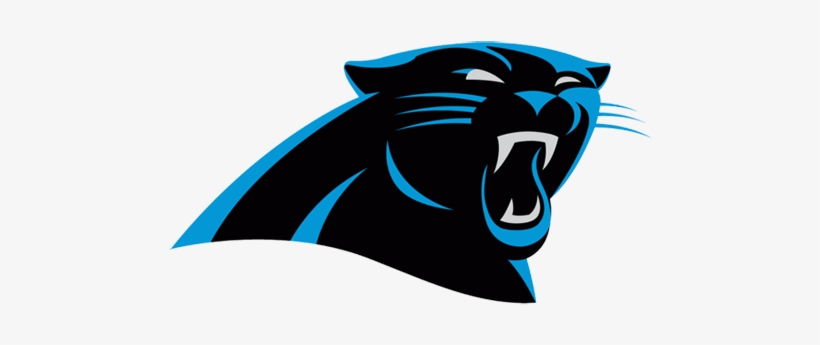 Panther Football Clipart - Carolina Panthers Football Logo, transparent png #104762