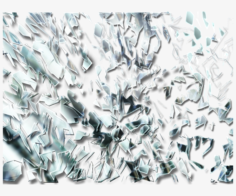 Broken Mirror With Glass Shards Png - Glass Shards Png, transparent png #104817