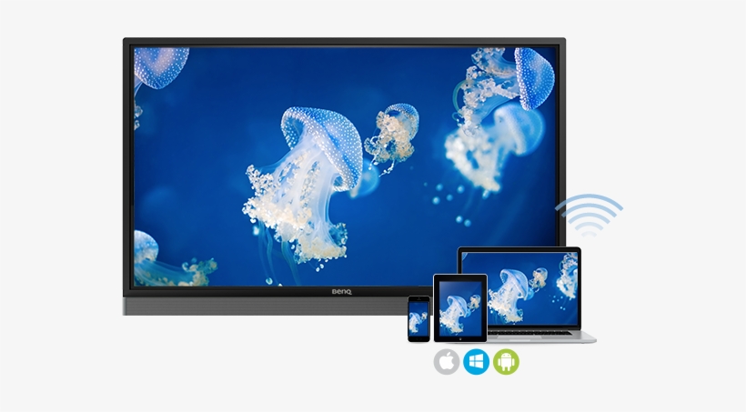 Instaqshare Is The Software Designed For Seamless Wireless - Benq Rp860k, transparent png #104903