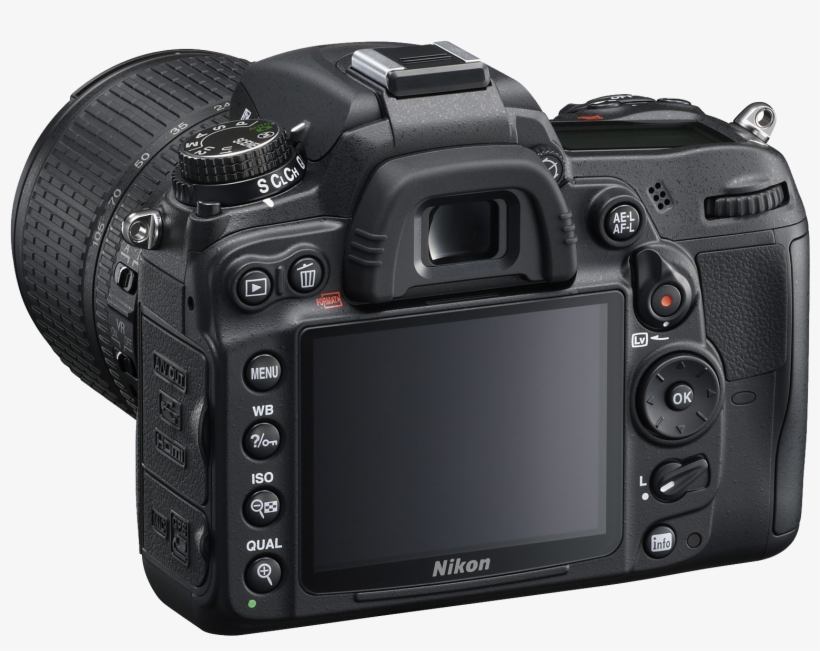 Photo Camera Png Image - Nikon D7000 Kit (with 18-105mm Vr Lens), transparent png #105004