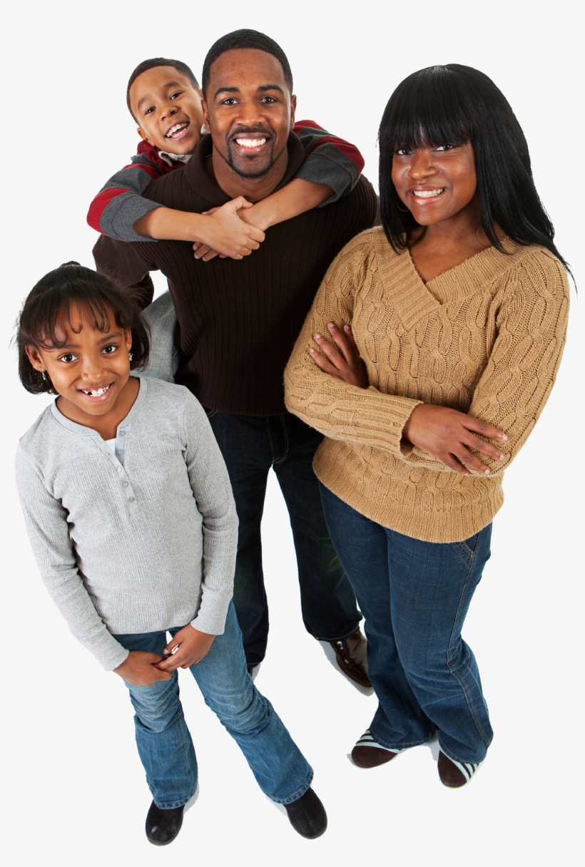 Happy Family - Happy African Family Png, transparent png #105079