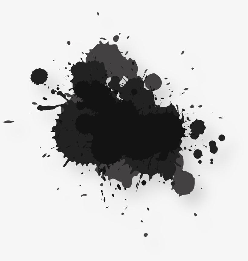 Png Black And White Black Watercolor Painting Ink Splash - Art Is Dead By Thomas Ridgewell, transparent png #105324