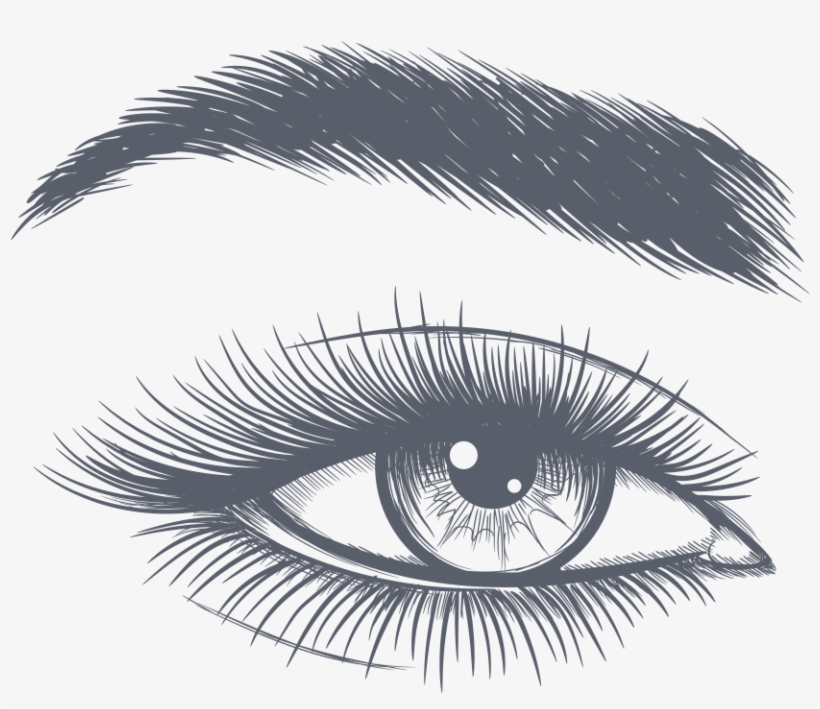 Freeuse Stock Illustration Choice Image Eye Makeup - Makeup Sketch, transparent png #105370