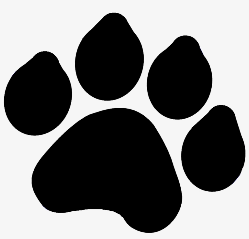 Graphic Freeuse Library Dog Silhouette At Getdrawings - Dog Paw Print, transparent png #105557