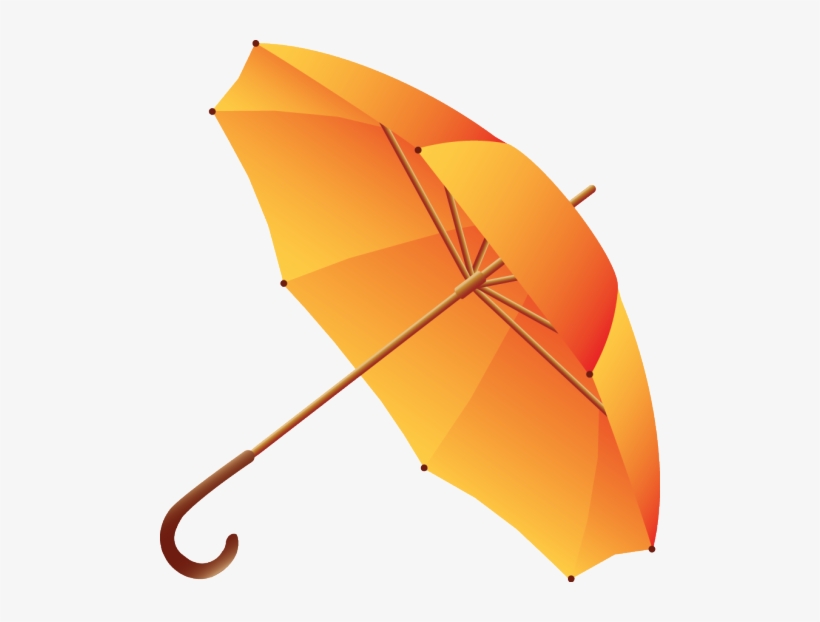 Umbrella Png Image - Orange Umbrella Png, transparent png #105671
