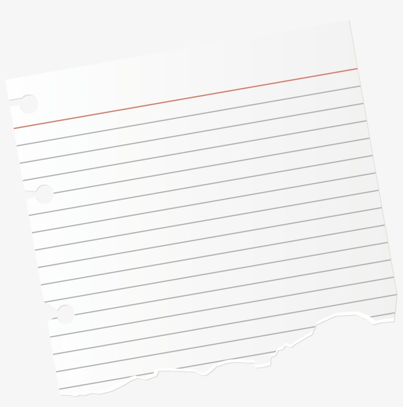 Torn Notebook Paper Png - Png Paper Torn, transparent png #105913