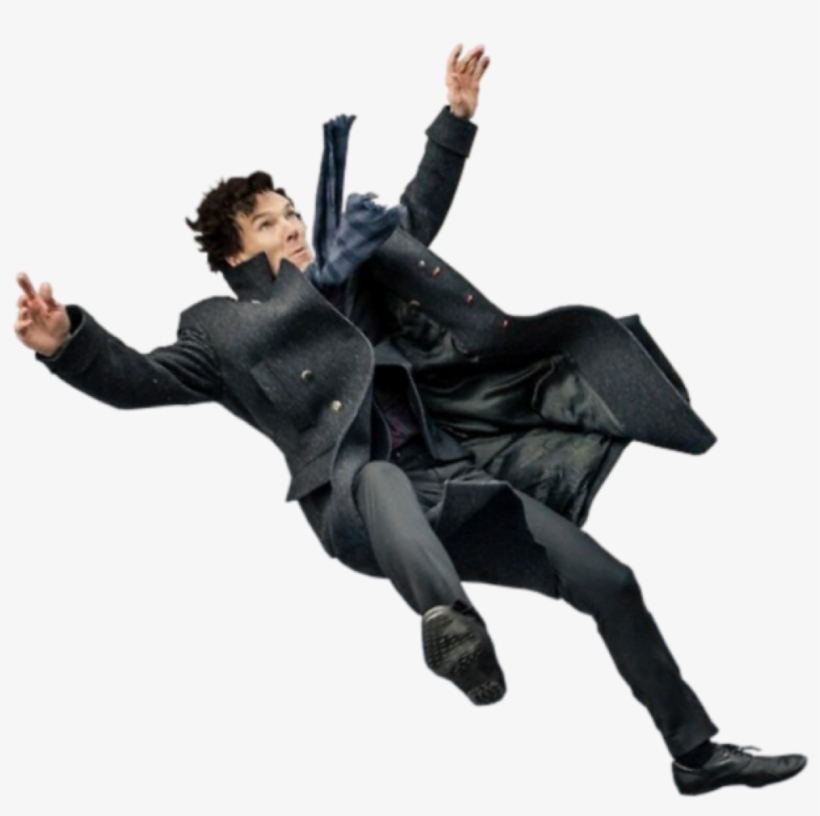 Sherlock Fall - Sherlock Falling Png, transparent png #105943