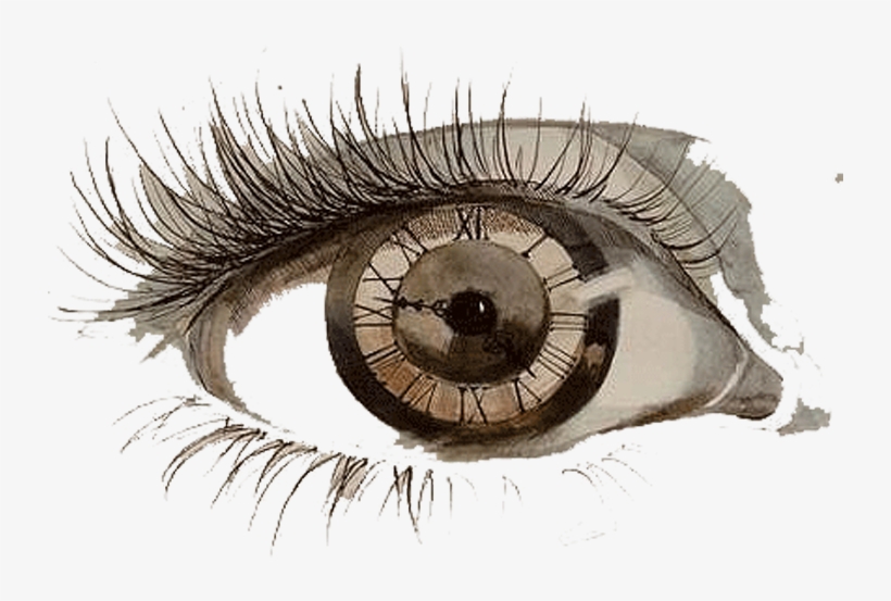 Snakeskin Drawing Eye Picture Black And White Library - Eye Painting Png, transparent png #106047