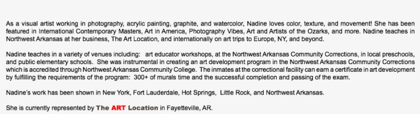 As A Visual Artist Working In Photography, Acrylic - Document, transparent png #106119