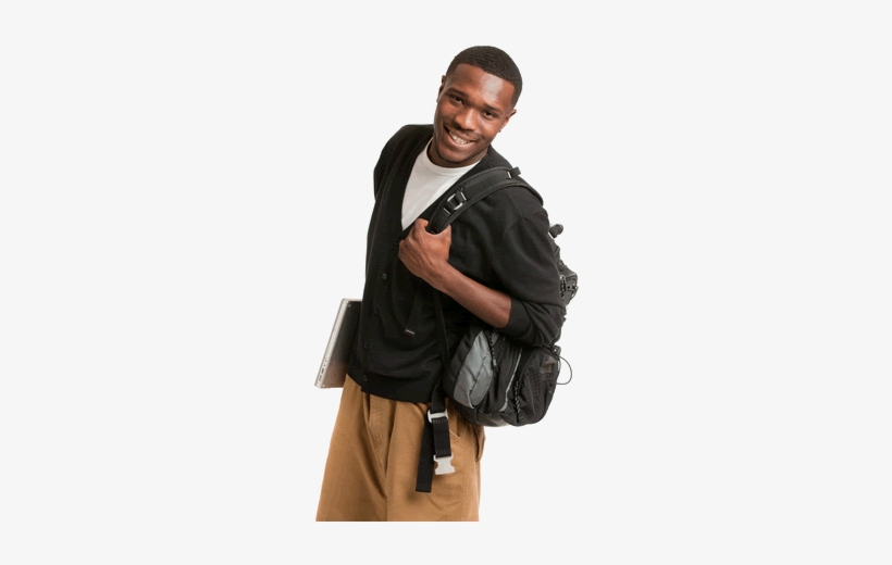 Download - Black College Student Png, transparent png #106140