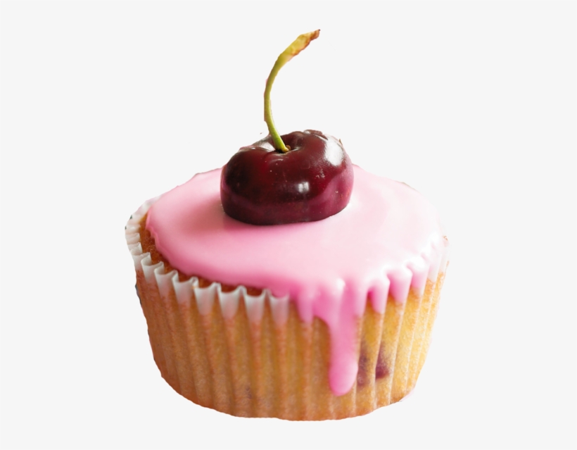 Cupcake Parallax Jpg Freeuse Stock - Cupcake With Cherry Png, transparent png #106225