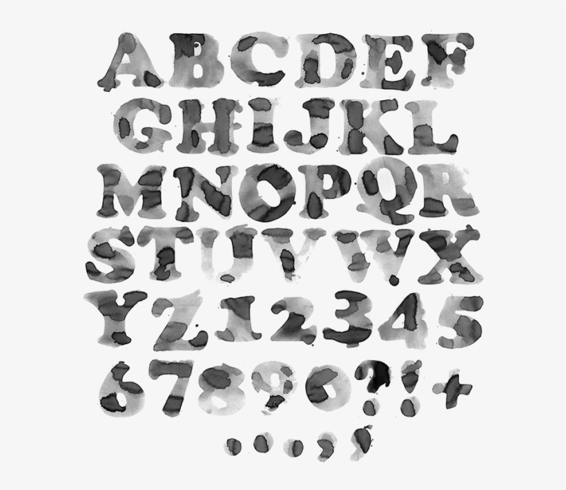 Cooper Watercolor Paint Font - Watercolor Painting, transparent png #106279