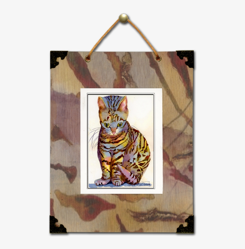 Watercolor Wood Wall Art - Picture Frame, transparent png #106281