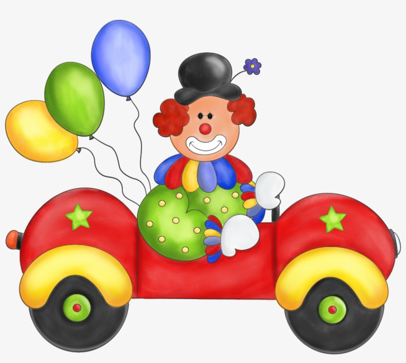 Clown Png Photos - Clown In A Car Clipart, transparent png #106326