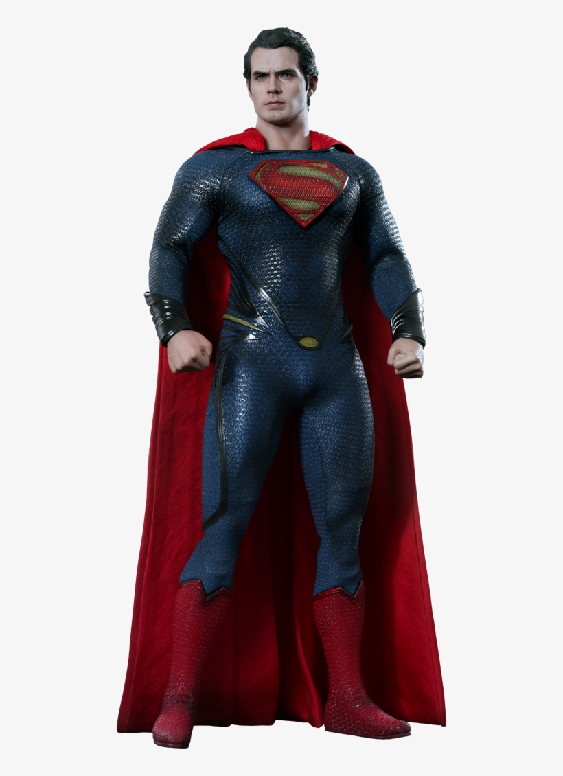 Henry Cavill Man Of Steel Superman Png Transparent - Hot Toys Movie Masterpiece Man Of Steel 1/6 Scale Figure, transparent png #106375