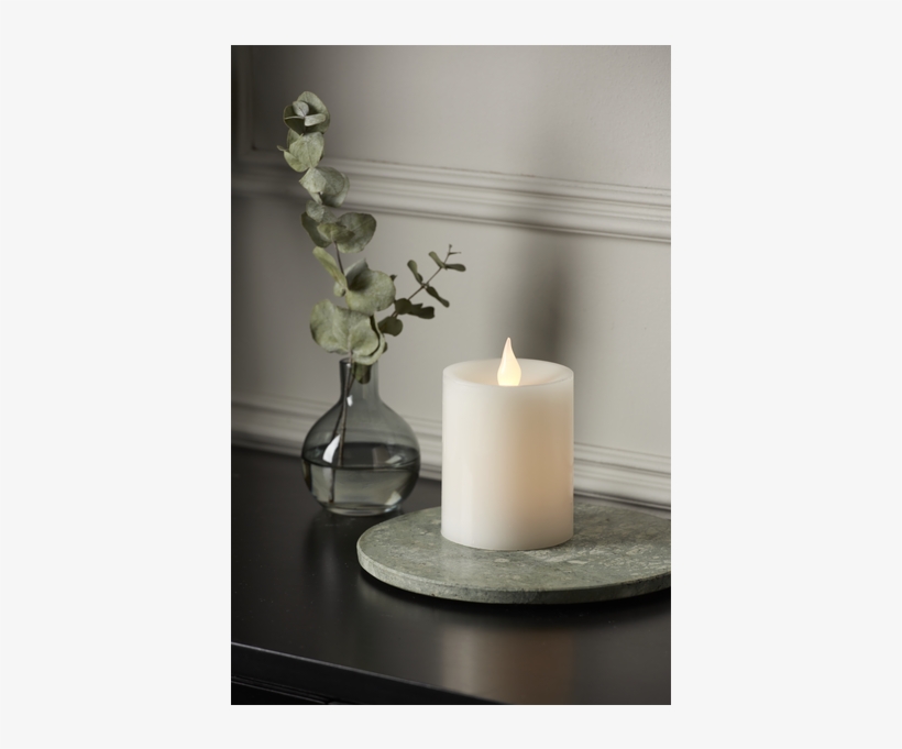 Led Pillar Candle Flame - Led Pillar Candle, transparent png #106608