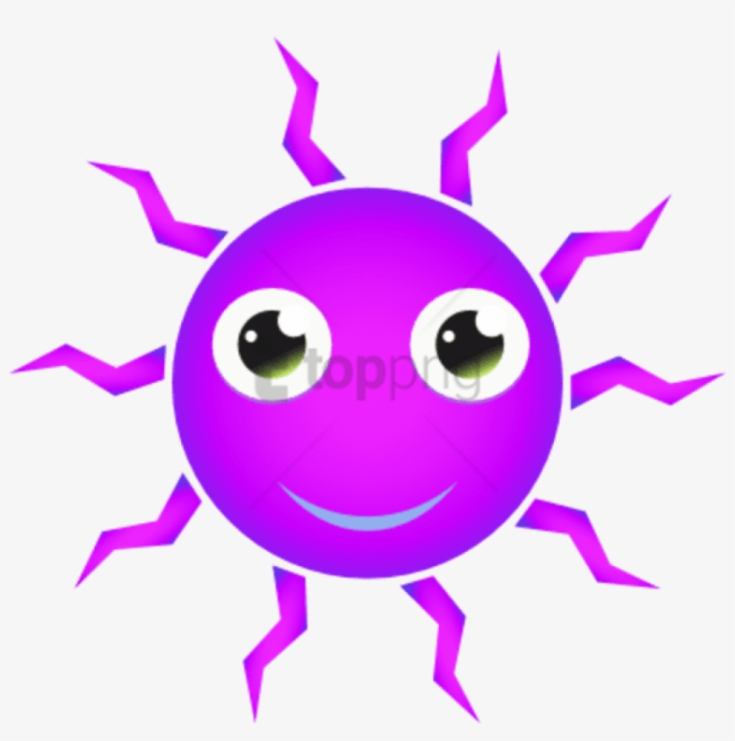 Surprise Party Day - Purple Sun Clip Art, transparent png #106867