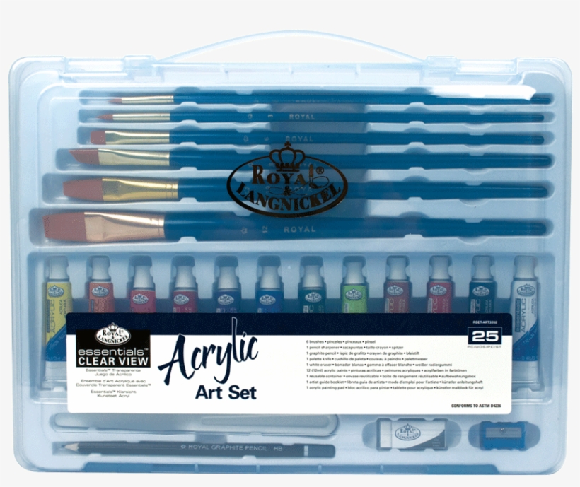 View Larger Image - Royal & Langnickel Essentials View Large Art Acrylic, transparent png #106997